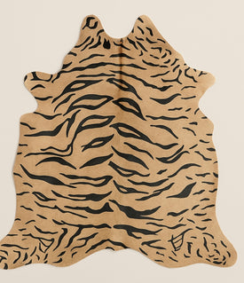 Cowhide rug - Genuine Brazilian cowhide – Animal Print Tiger