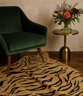 Cowhide rug - Genuine Brazilian cowhide – Animal Print Tiger
