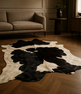 Cowhide Rug - Black and White