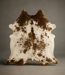 Cowhide Rug - Saltpepper Brown and White