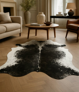 Cowhide Rug - Saltpepper Black and White