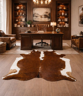 Genuine Natural Cowhide Rug – Unique Piece, Ready for Delivery