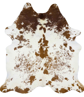 Cowhide Rug - Saltpepper Brown and White